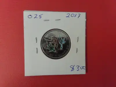 2017 Canada Coloured 25¢ Coin, View more