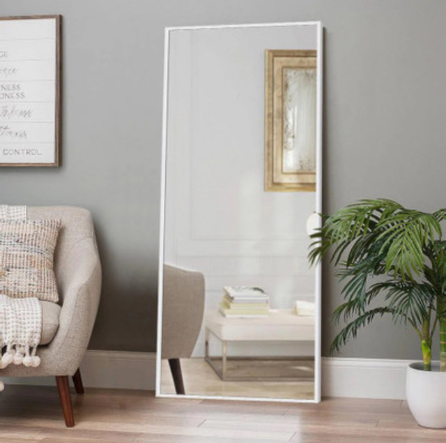 Full length Mirror - White Frame in Home Décor & Accents in City of Toronto