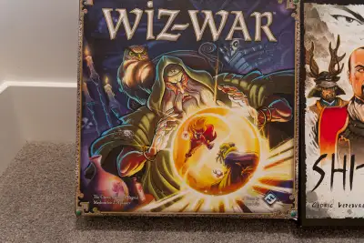 Great board games incl Wiz-War, View more