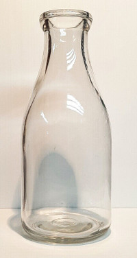 Antique Glass Milk Bottles from Oshawa Dairy Farm