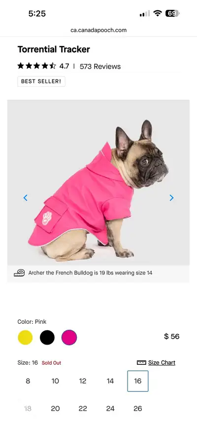 Canada Pooch Torrential Tracker 16, View more