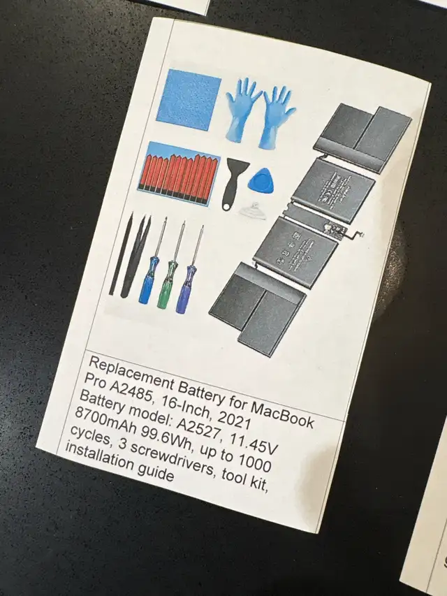 Apple MacBook Replacement Batteries and Tool Kits in Laptop Accessories in Oshawa / Durham Region - Image 6