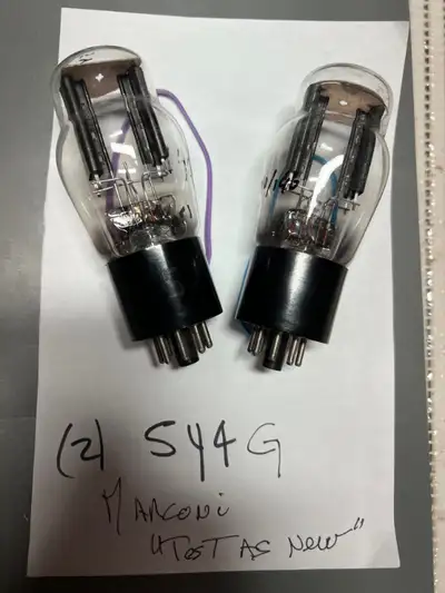 5Y4G Rectifier Marconi Lot of 2 tubes, View more