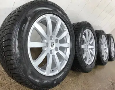 2021 Porsche Cayenne S 19" OEM / Original staggered wheels and winter tires for sale. All wheels are...