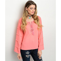 LIGHT CORAL TOP