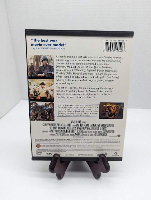 Full Metal Jacket Stanley Kubrick Collection DVD in CDs, DVDs & Blu-ray in Calgary - Image 3