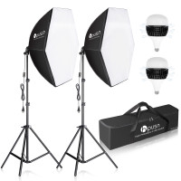 Photography Softbox Lighting Kit, Continuous Light System