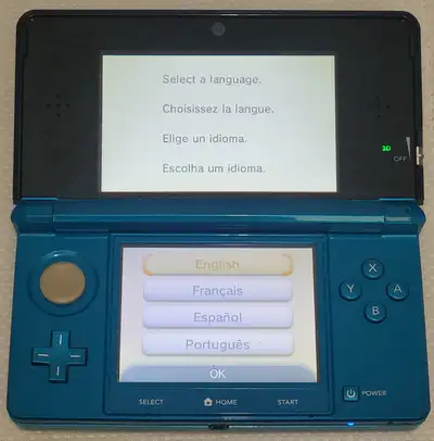Nintendo 3DS Aqua Blue, View more