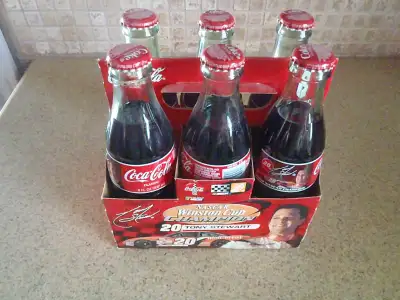 Tony Stewart six pack of Coke with case, View more