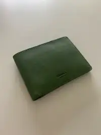 Shinola Slim Bifold Wallet Green