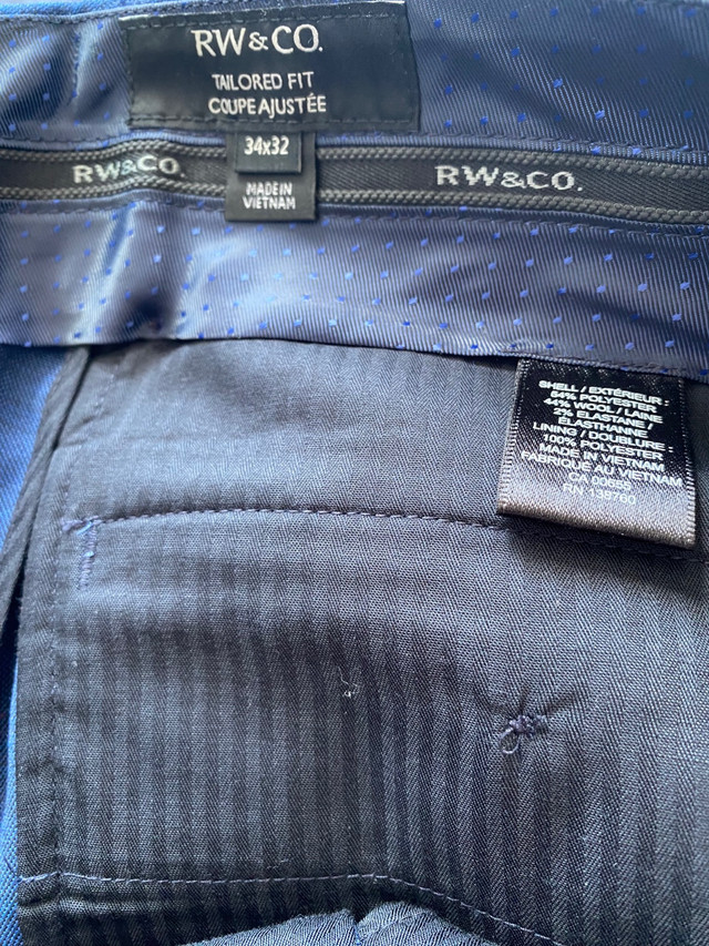 Men’s Suit - Blue Jacket & Pants RW&Co in Men's in City of Toronto - Image 3