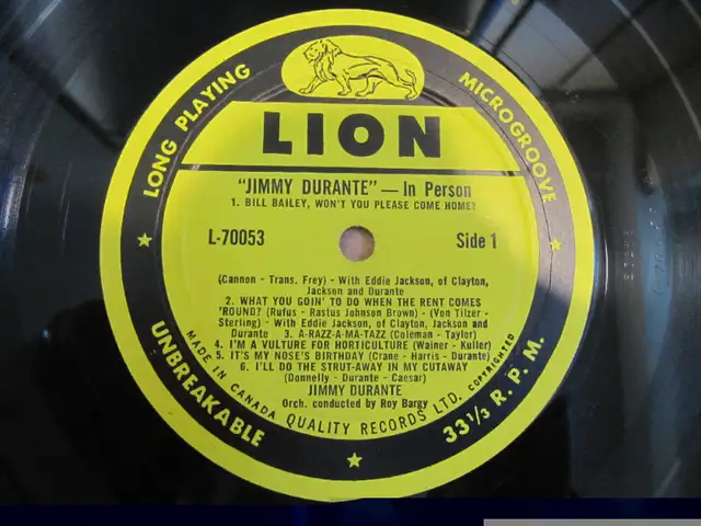 Classic Jimmy Durante In Person Vinyl LP Mint Condition Cir 1956 in Arts & Collectibles in Mississauga / Peel Region - Image 5