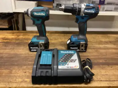 MAKITA LXT 18 VOLT BR. IMPACT DRIVER and 1/2” HAMMER DRILL KIT, View more