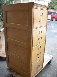 Wanted oak wood file cabinet older antique style letter or legal