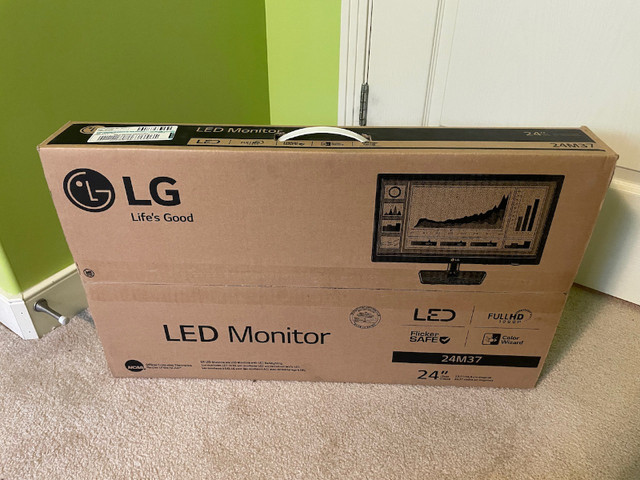 LG 24 Inch Monitor in Monitors in Edmonton - Image 3