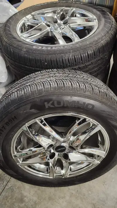 225/60 R17 75% Rubber Fast Rims - 5x114.3mm; 5 x 4.5" bolt pattern; Fit Hyundia, KIA, Mazda, Suzuki,...