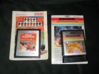 Atari 2600 games - Pole Position, Mac Man, others