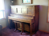 Player Piano, reconditioned and refinished