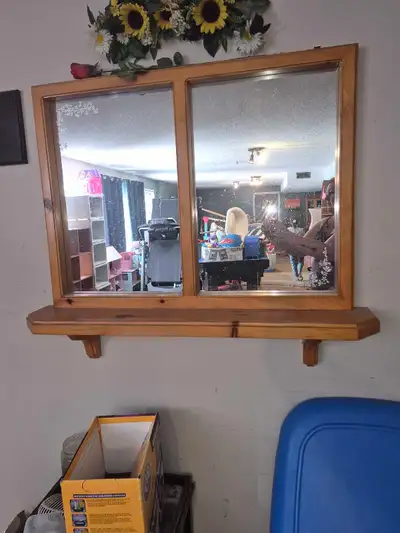 Large Solid Pine Mirror, View more