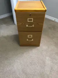  Wooden filing cabinet