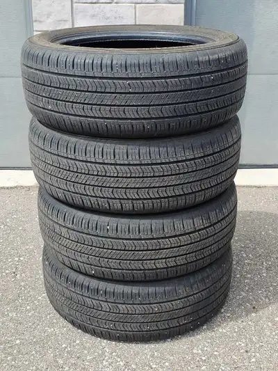 Set of four (4) 215/55R18 tires in great condition. They have been well maintained with regular rota...