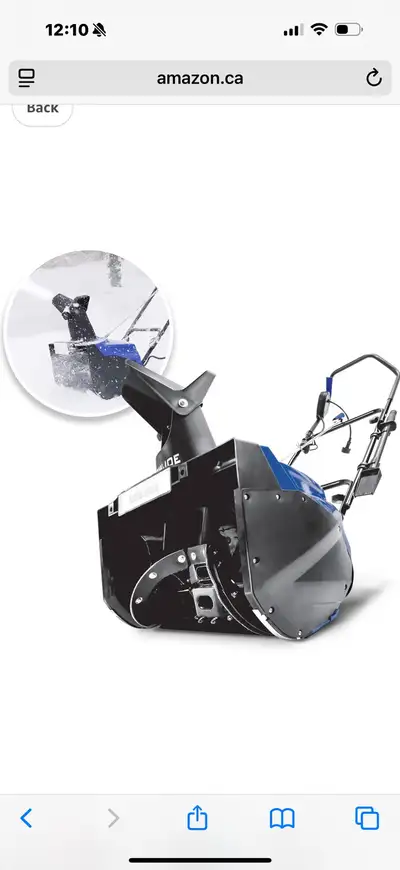 Selling New Joe 18-Inch Electric Single Stage Snow Thrower, View more