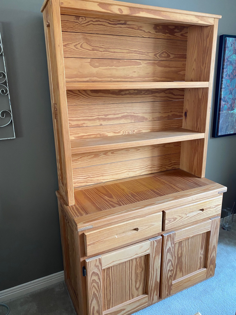 Buffet and hutch/ bookshelf by Crate Design Hutches & Display