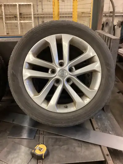Selling 4 rims from a 2015 Nissan Juke. Tires aren’t any good buy the rims are. $100 or best offer.