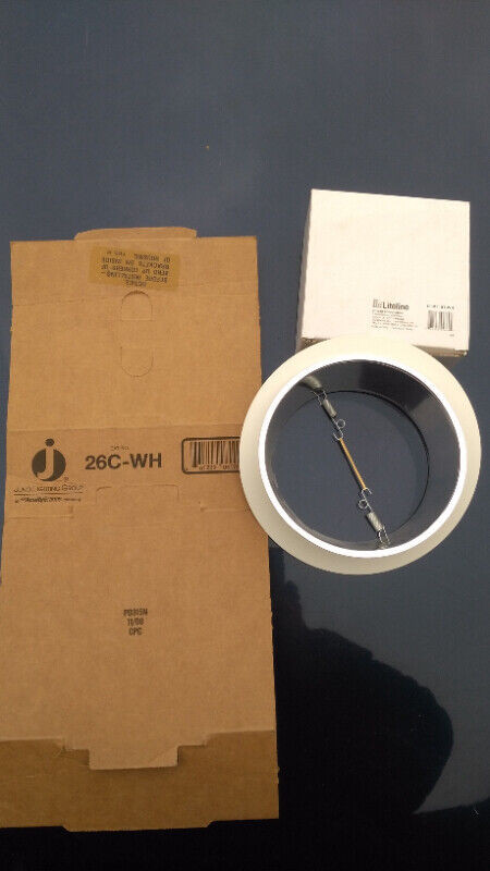 new in box Indoor 4" pot light trims- OBO in Electrical in Mississauga / Peel Region - Image 2