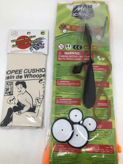 Mad Science Propeller Car and Whoopee Cushion - Brand new items, View more