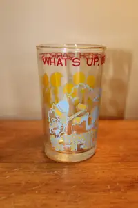 Vintage Bugs Bunny Drinking Glass