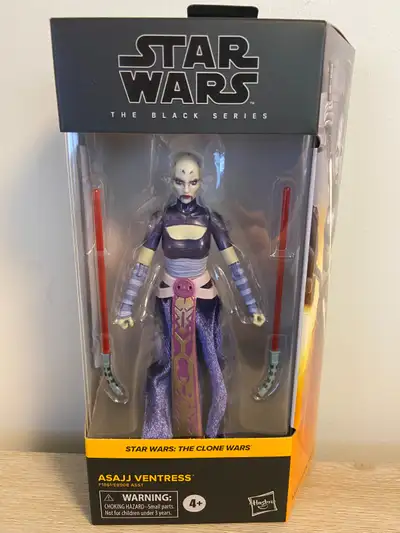 Star Wars Black Series Clone Wars Asajj Ventress Action Figure, View more