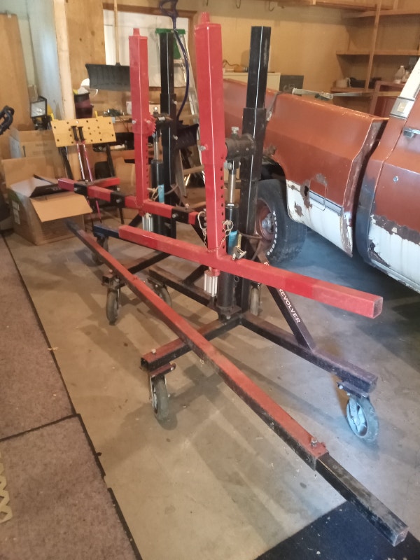 RESTO REVOLVER 4K PNUEMATIC/HYDROLIC ROTISSERIE Classic Cars Red