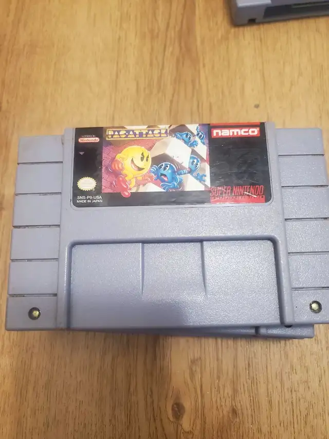 Super Nintendo Games SNES Pac Attack in Older Generation in Ottawa - Image 2