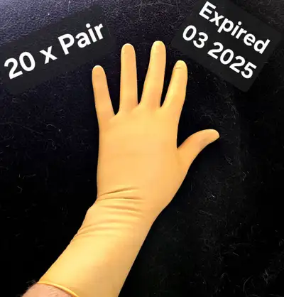 These are disposable gloves are available in sizes 6 through 9. Their cost per pair when purchased w...