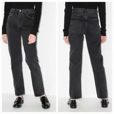 Agolde 90's Pinch Waist High-Rise Straight-Leg Jeans Size 25, View more