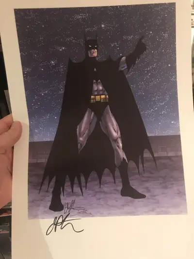 Batman print signed by Jim Starlin 11x17, View more