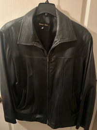 Men's Leather Jacket. Made in Turkey. Size is XL.