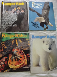 Vintage Ranger Rick, Owl, Chickadee magazines