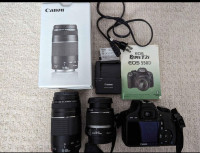 Canon Rebel T2i + bonus 2 LENSES