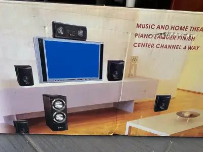 DIVINCI 6 Piece H.T.System DA 6.1 Pro Series Home Theater Speakers 800W Still in the box Open to a f...