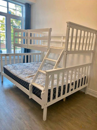 New bunk bed single over double ( no Mattress)