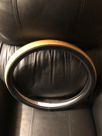 Golden glitter steering wheel cover