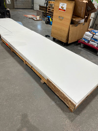 White Acrovyn 4 x10 Panel  **GREAT FOR GARAGES**