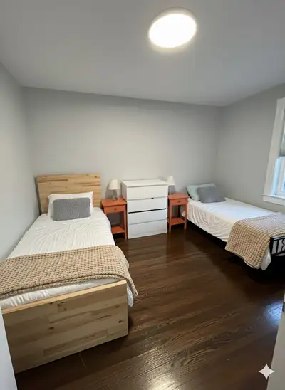 Sharing room for rent $600 including utilities From Nov 1st Dufferin & Eglinton Close to TTC buses ,...