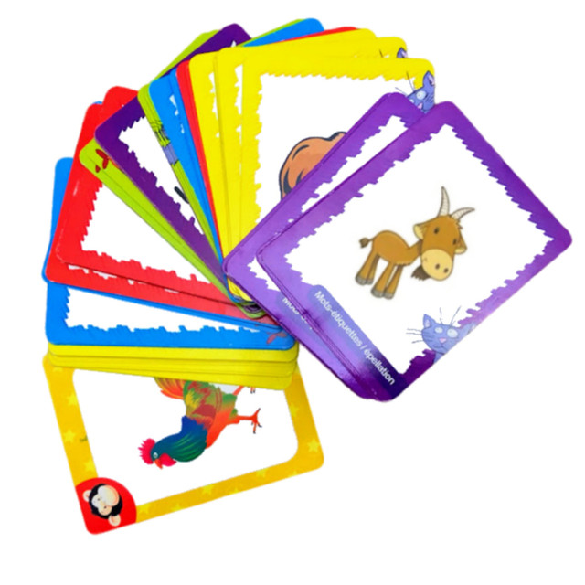 Jeux - 110 cartes à jouer - Babou - Apprendre, épellation dans Jouets et jeux  à Saint-Hyacinthe - Image 3