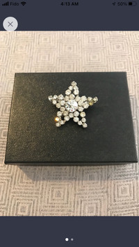 Star shaped brooch - Broche en forme d’étoile 