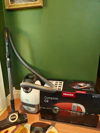 An excellent vacuum cleaner with high mobility/reach and HEPA filtration. See the manufacturer's ite...
