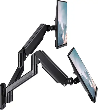 WALI Dual Monitor Wall Mount for 17 to 32 inch Screens, Monitor, View more