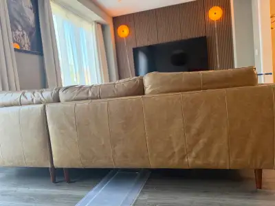 Leather Sectional Couch, View more
